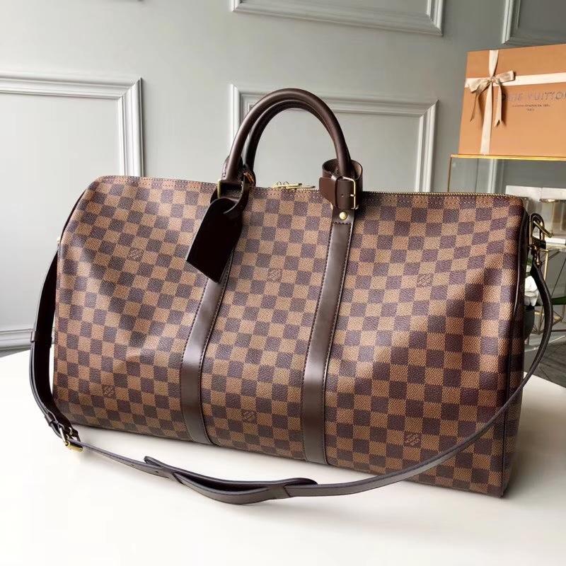 LV Backpacks and Travel Bags N41414 brown brown brown skin